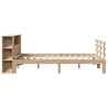 Cama com estante sem colchão 120x190 cm pinho maciço 5