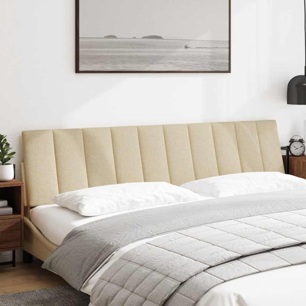 Almofadão de cabeceira 200 cm tecido creme M 2