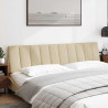 Almofadão de cabeceira 200 cm tecido creme 2