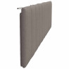 Cabecero de cama acolchado tela gris taupe 200 cm 5