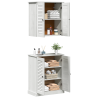 Juego de muebles de baño 2 pcs Marrón 67.5 x 34 x 80 cm 3