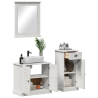 Juego de muebles de baño con cajón 3 pcs Marrón 37 x 34 x 80 cm 3