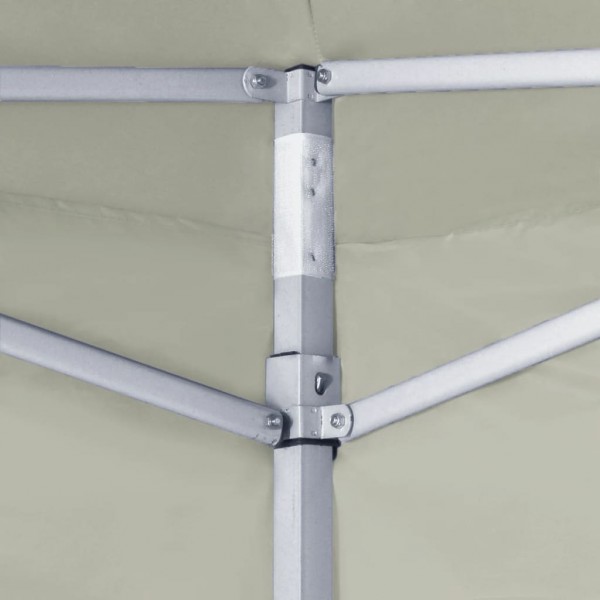 Tenda dobrável profissional festas 2 paredes 2x2 m aço creme M 2