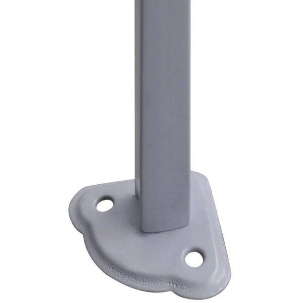 Carpa plegable profesional con 2 paredes acero color crema 2x2m M 5