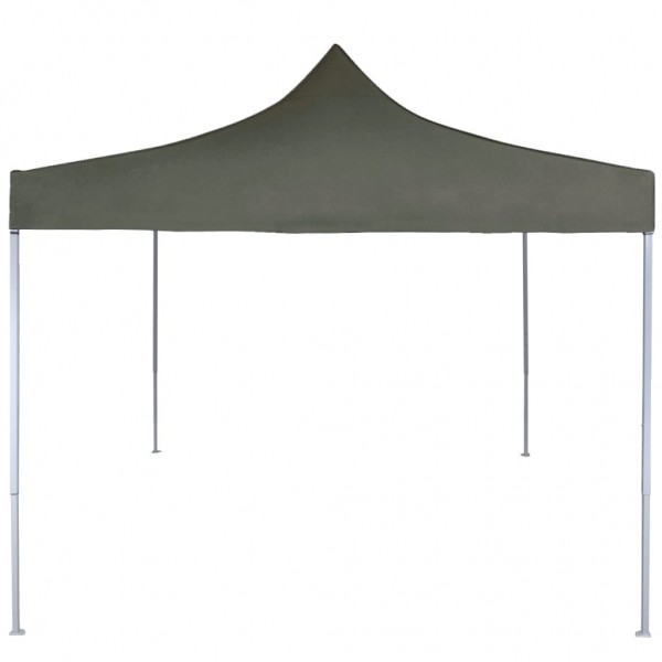 Carpa plegable profesional de acero gris antracita 2x2 m M 2