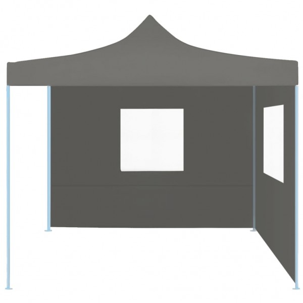 Carpa plegable profesional 2 paredes acero gris antracita 2x2 m M 2