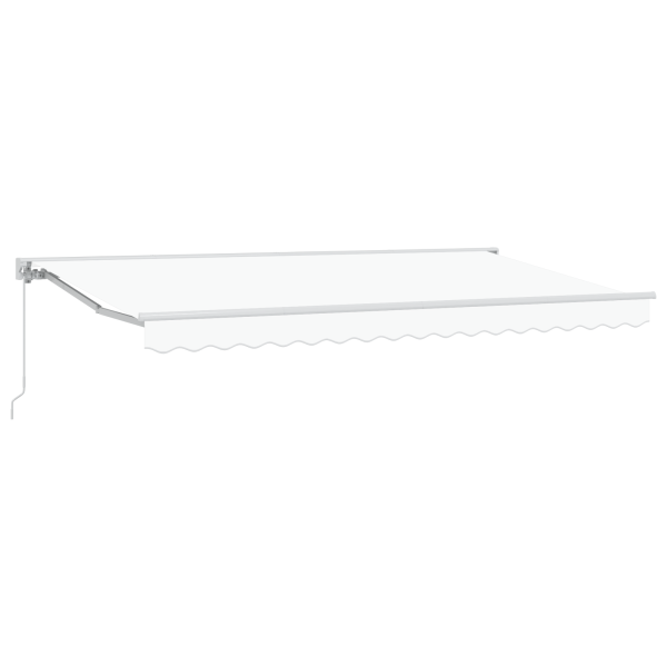 Toldo Retrátil Manual Branco 400x200 cm M 2