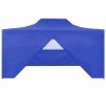 Carpa plegable profesional con 4 paredes acero azul 3x4 m 3