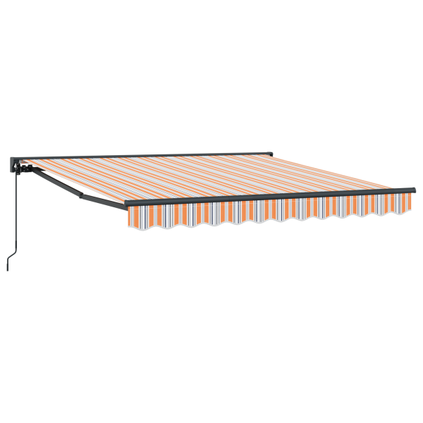 Toldo Retrátil Manual Azul Marinho 300x250 cm M 2