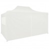 Carpa plegable profesional con 4 paredes acero blanco 3x4 m 4