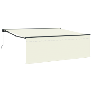Toldo Retráctil Manual Beige 400 x 300 cm Poliéster H