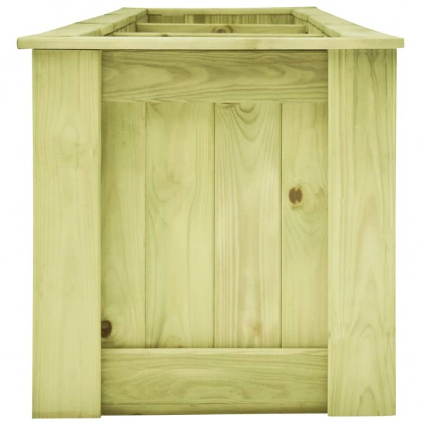 Arriate de madera de pino impregnada 291x50x50 cm M 3