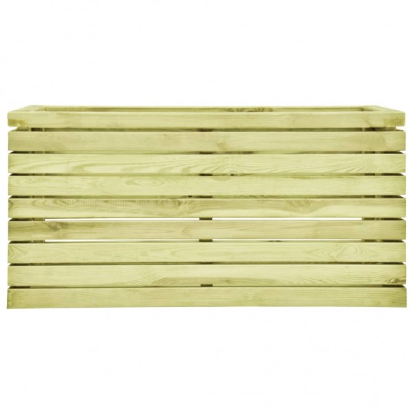 Arriate de madera de pino impregnada 100x50x50 cm M 2