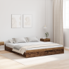 Estrado de cama com arrumação Madeira antiga 180 x 200 cm 1