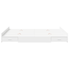 Estrado de cama com arrumação Branco 135 x 190 cm Aglomerado 5
