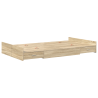 Estrado de cama com arrumação Carvalho sonoma 120 x 190 cm MDF 2