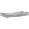Cama con almacenamiento en color gris Sonoma Gris sonoma 2