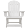 Sillas mecedoras Adirondack 2 pcs Blanco 73.5 x 92 x 90 cm HDPE 5
