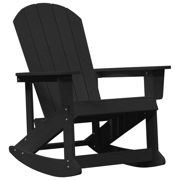 Cadeiras de Baloiço Adirondack 2 pcs Preto 73.5 x 92 x 90 cm M 4