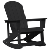 Cadeiras de Baloiço Adirondack 2 pcs Preto 73.5 x 92 x 90 cm 4