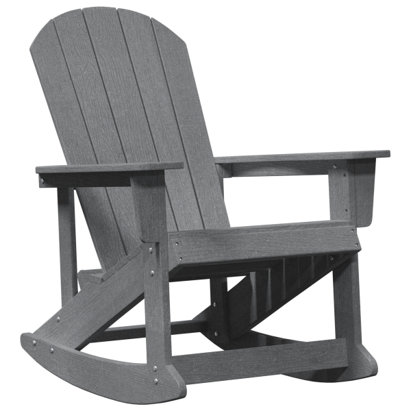 Cadeiras de Baloiço Adirondack 2 pcs Cinzento-claro M 4