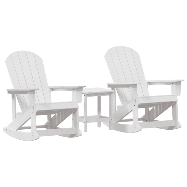 Conjunto de Sofás de Jardín 3 pcs Blanco M 2