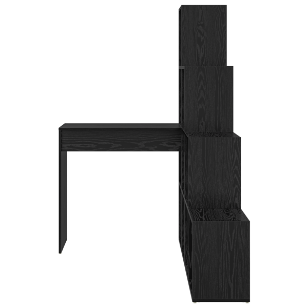 Escritorio de Esquina Roble negro 101.5 x 149.5 x 149.5 cm M 4