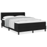 Cama Box com cabeceira Preto 140 x 200 cm Tecido e Espuma 4