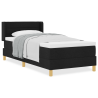 Cama Box Preto e Branco e Preto 100 x 200 cm tecido 4