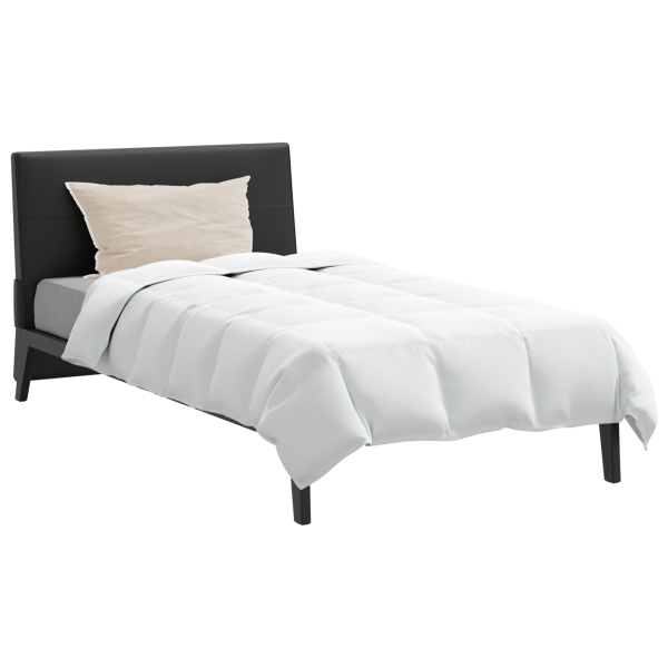 Edredón Otro con almohada 2 pcs Blanco 140 x 200 cm Plumas M 3