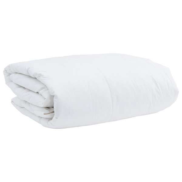 Edredón con almohada 2 pcs Blanco 135 x 220 cm Plumas M 4