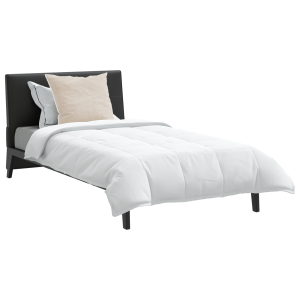 Edredão com travesseiro 2 pcs Branco 140 x 220 cm Penugem M 3