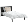 Duvet 2 en 1 con almohada 2 pcs Blanco 135 x 200 cm Microfibra 3