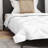 Duvet 2 en 1 con almohada 2 pcs Blanco 135 x 220 cm Microfibra 5