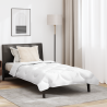 Duvet 2 en 1 con almohada 2 pcs Blanco 140 x 220 cm Microfibra 1