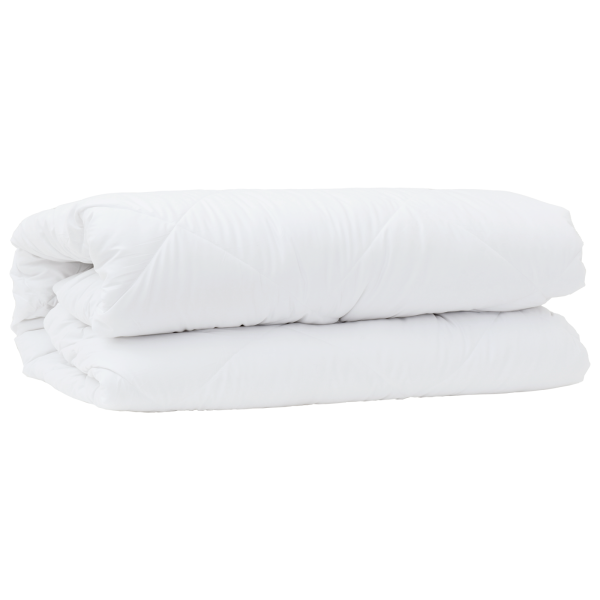 Edredón con almohada 2 pcs Blanco 140 x 200 cm Microfibra M 4