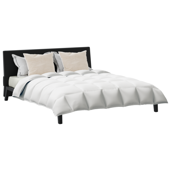 Edredão Outros com travesseiro 3 pcs Branco 200 x 220 cm Penugem M 3