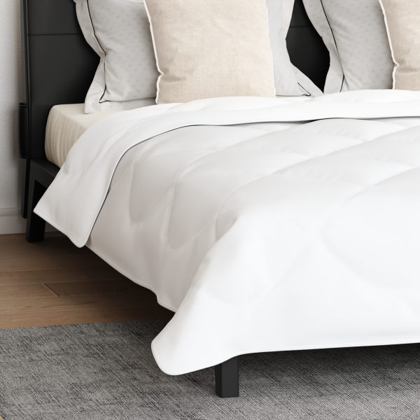 Edredón de Invierno 3 pcs Blanco 240 x 200 cm Microfibra M 5