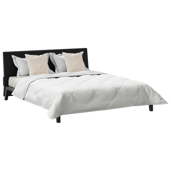 Edredón Otro con almohada 3 pcs Blanco 240 x 220 cm Microfibra M 3