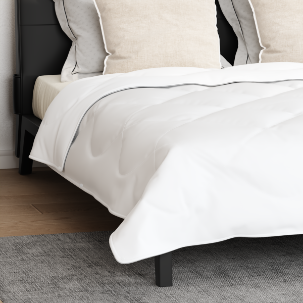 Edredón Otro con almohada 3 pcs Blanco 200 x 220 cm Microfibra M 5