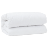 Edredón Otro con almohada 3 pcs Blanco 240 x 220 cm Microfibra 4