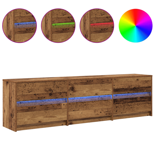 Gabinete para TV Castanho 180 x 34 x 50 cm M 4