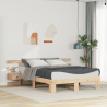 Estrutura da Cama com gaveta Castanho 140 x 200 cm 1