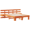 Estrutura da Cama com gaveta Castanho 140 x 190 cm 2