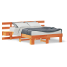 Estrutura da Cama com gaveta Castanho 140 x 190 cm 4