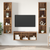 Juego de muebles de TV 3 pcs Madera vieja 37 x 37 x 142.5 cm 1
