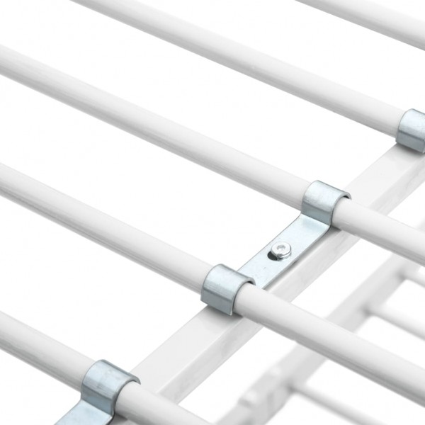 Estrutura de beliche 140x200/90x200 cm metal branco M 5