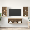 Juego de muebles de TV Roble artisan 37 x 37 x 107 cm 1