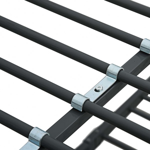 Estructura de litera de metal negro 140x200 cm/90x200 cm M 5