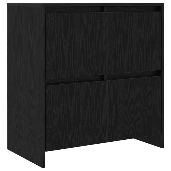 Buffet 2 pcs Carvalho preto 70 x 41 x 75 cm Madeira processada M 5